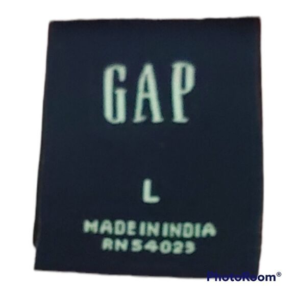 Gap large red 100% linen embroidered tie neckline quarter sleeve top - Picture 2 of 6